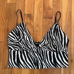 Zara crop top/ bralette